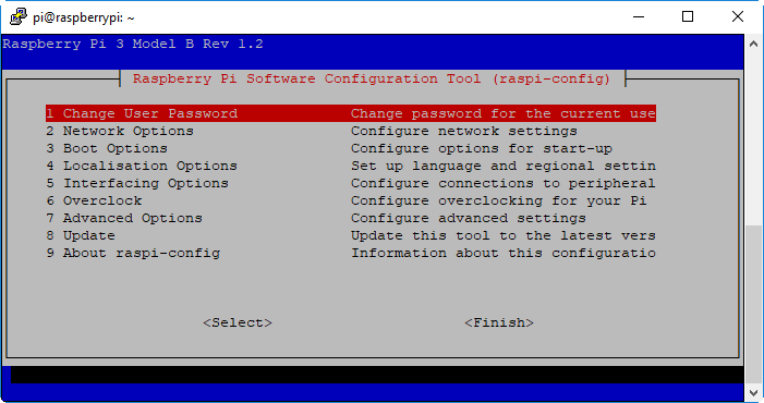 raspi-config